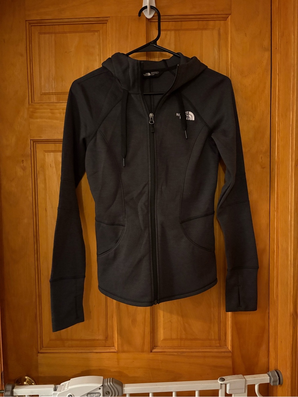The North Face Black Hooded Full-Zip Jacket